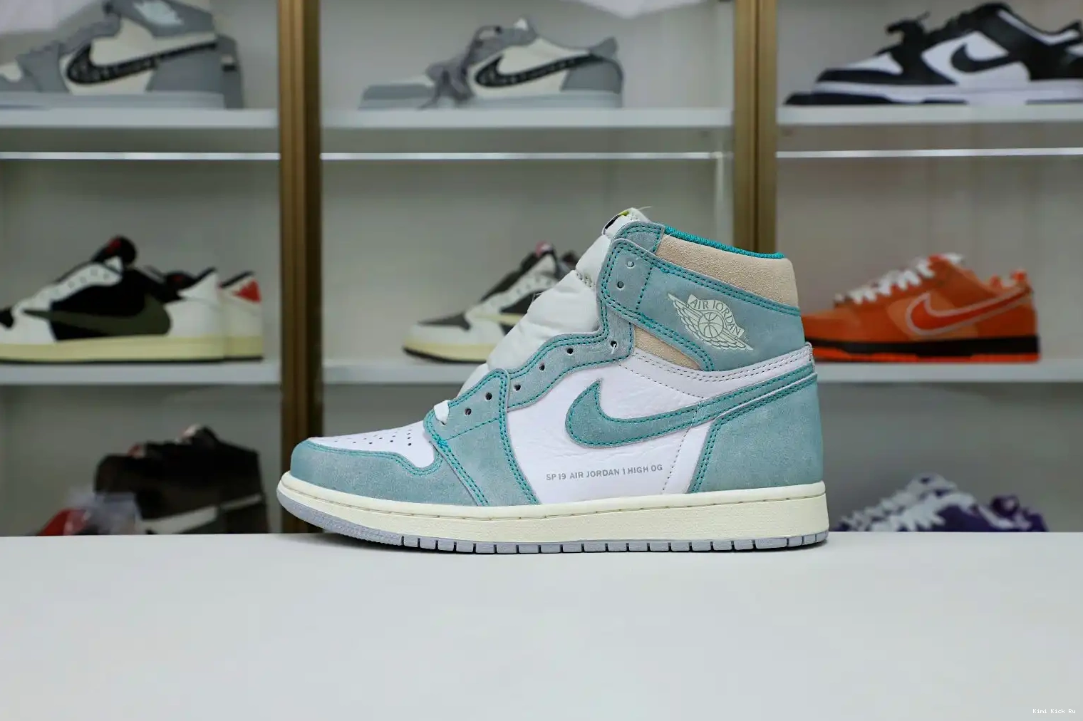 AIR HIGH OG JORDAN 1 Kimikick GREEN' 'TURBO RETRO 0806